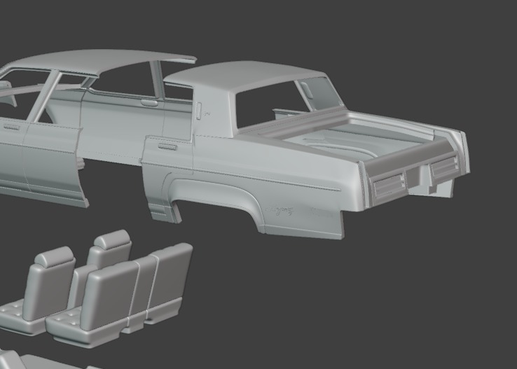1983 Oldsmobile Regency 3D print model_14