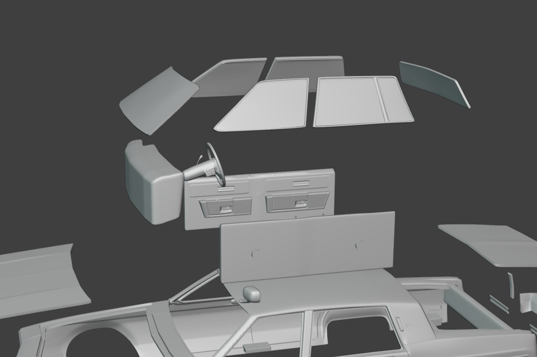1983 Oldsmobile Regency 3D print model_16