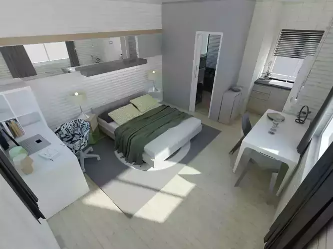 3dsmax scene interior