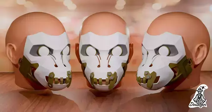 Arcane Cosplay mask Guardian Primal Firelight 3D print model Arcane Cosplay mask Guardian Primal Firelight 3D print model