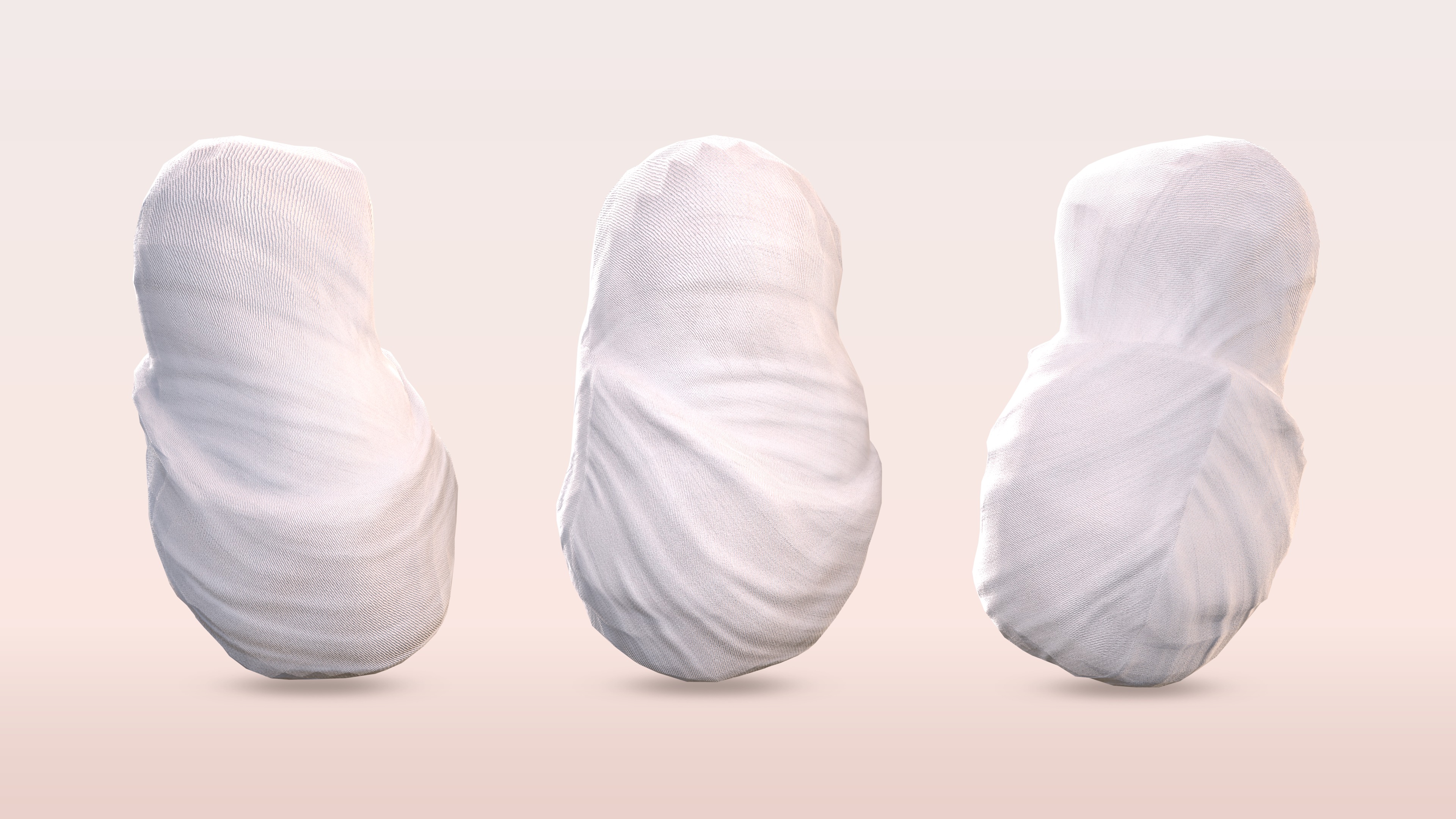 Cartoon Wrapped Baby - 3D Model Poor and Normal Skins Low-poly 3D model_14