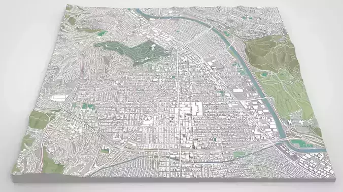 Cityscape Glendale California United States