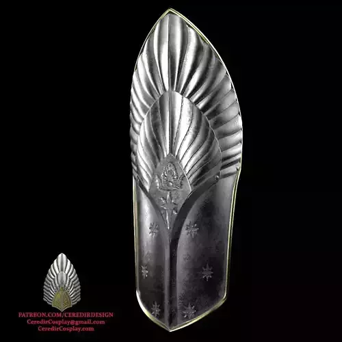 Aragorn King Ellessar Shin Armor lord of the rings 3D DIGITAL DL 3D print model