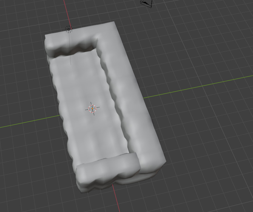 Sofa living room 3D model_2