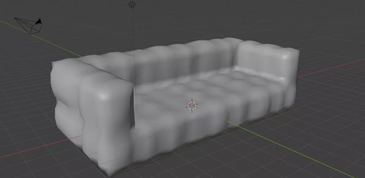 Sofa living room 3D model_0