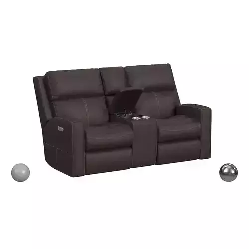 flexsteel Score collection Loveseat with Console up