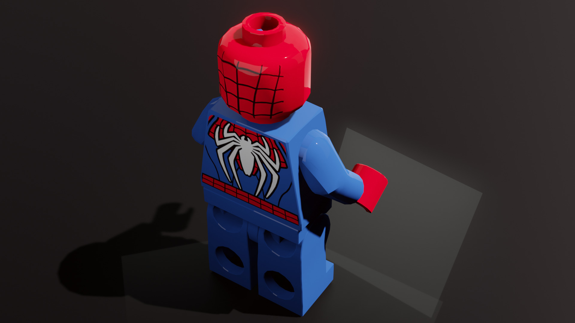 Spiderman Toy Character - Fully Textured 3D Printable Model 3D print model_4