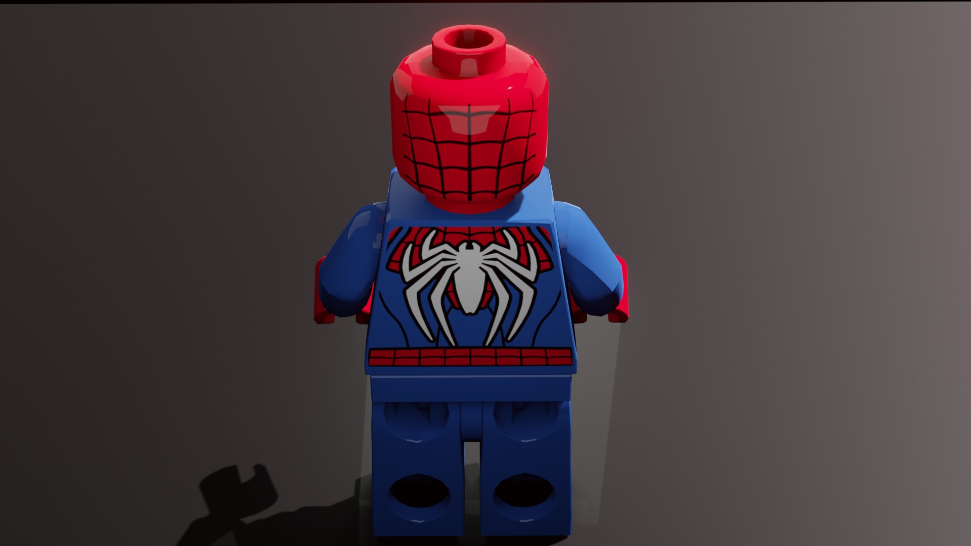 Spiderman Toy Character - Fully Textured 3D Printable Model 3D print model_5