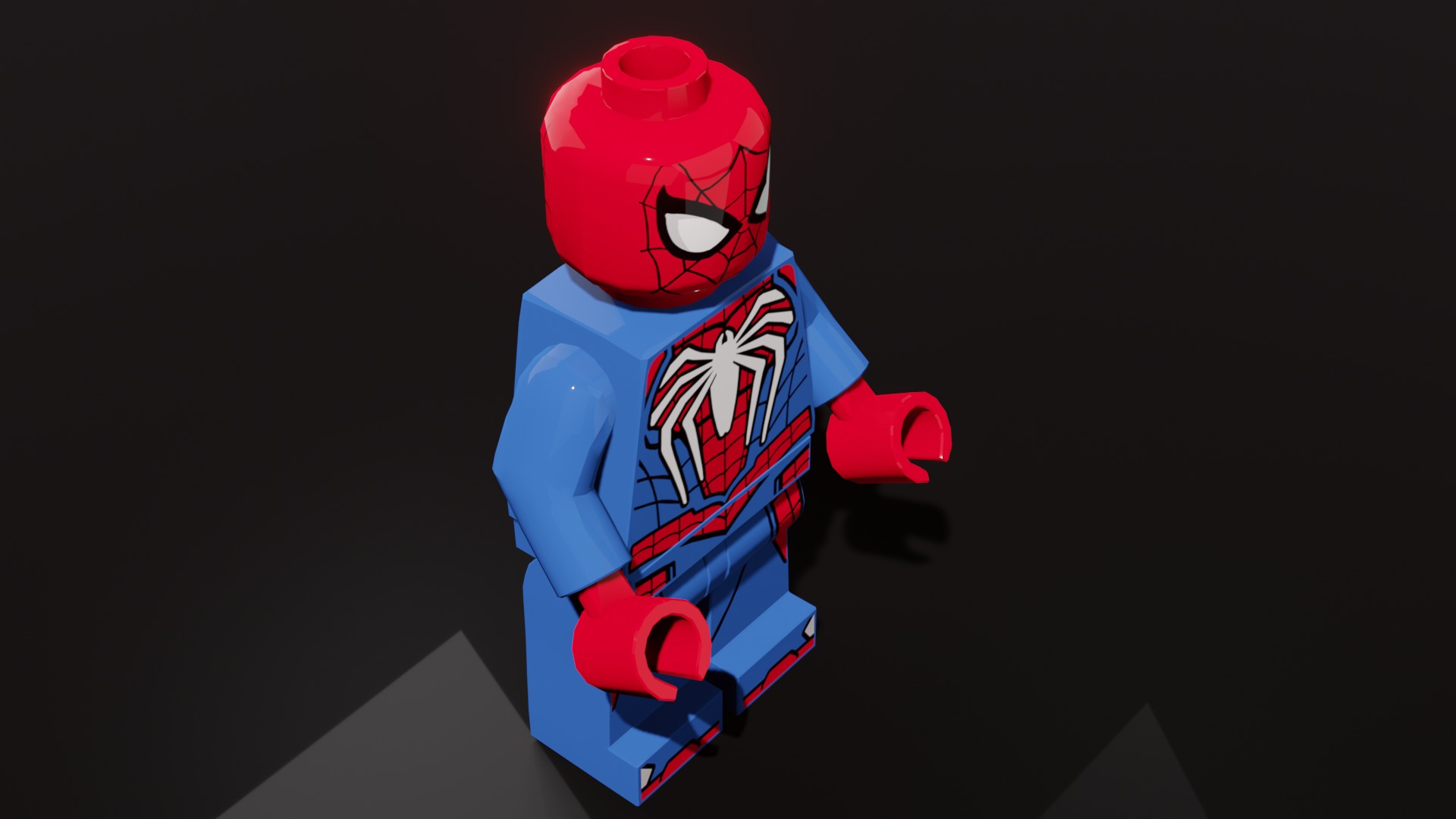 Spiderman Toy Character - Fully Textured 3D Printable Model 3D print model_2