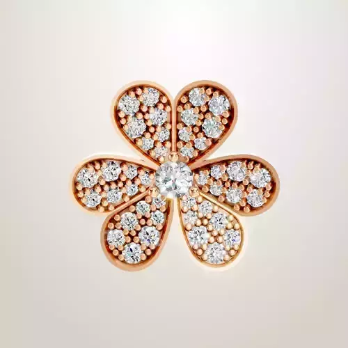 Frivole pendant small model  van cleef arpels vancleef 3D print model
