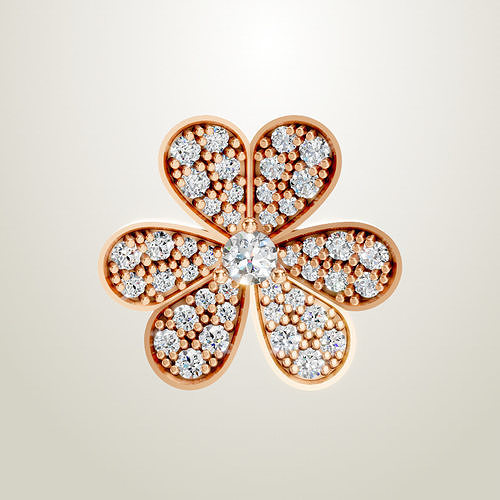 Frivole pendant small model  van cleef arpels vancleef 3D print model