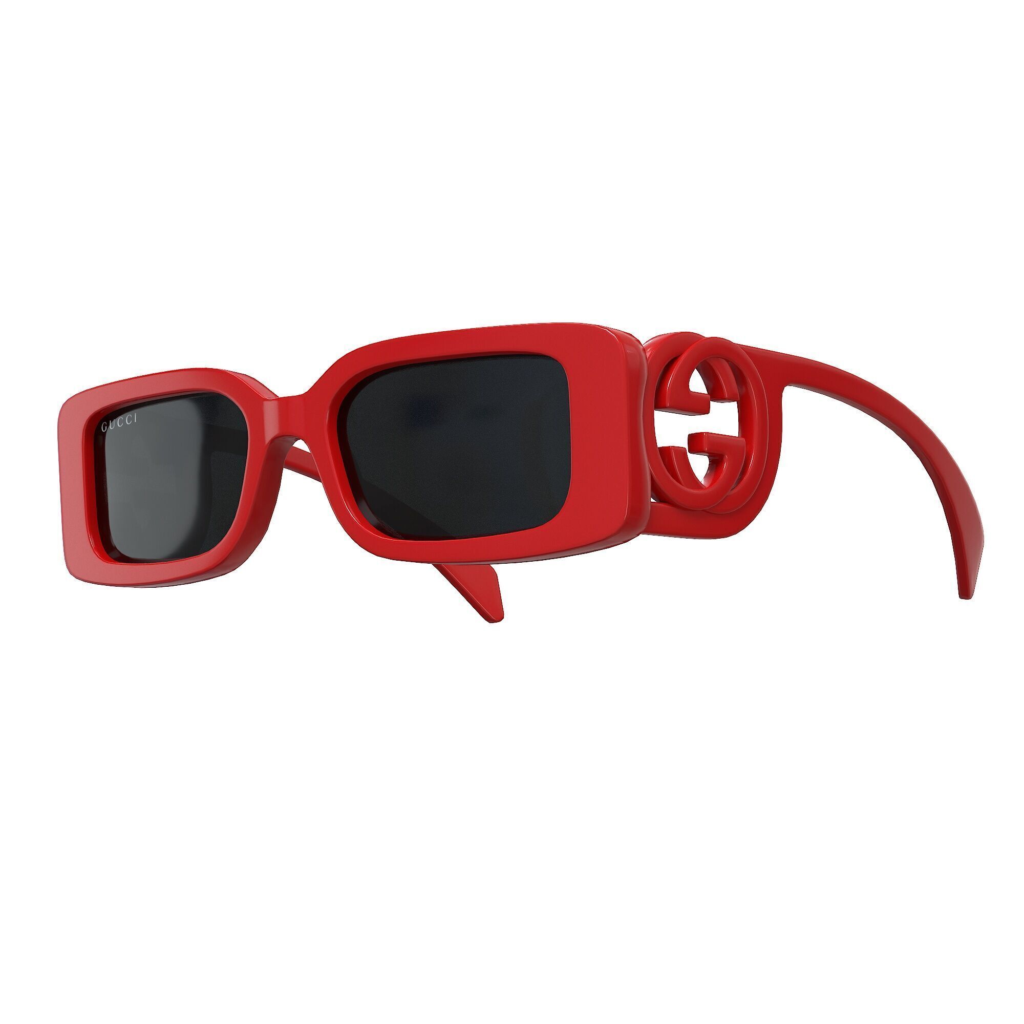 Gucci Chaise Longue Sunglasses Low-poly 3D model_2