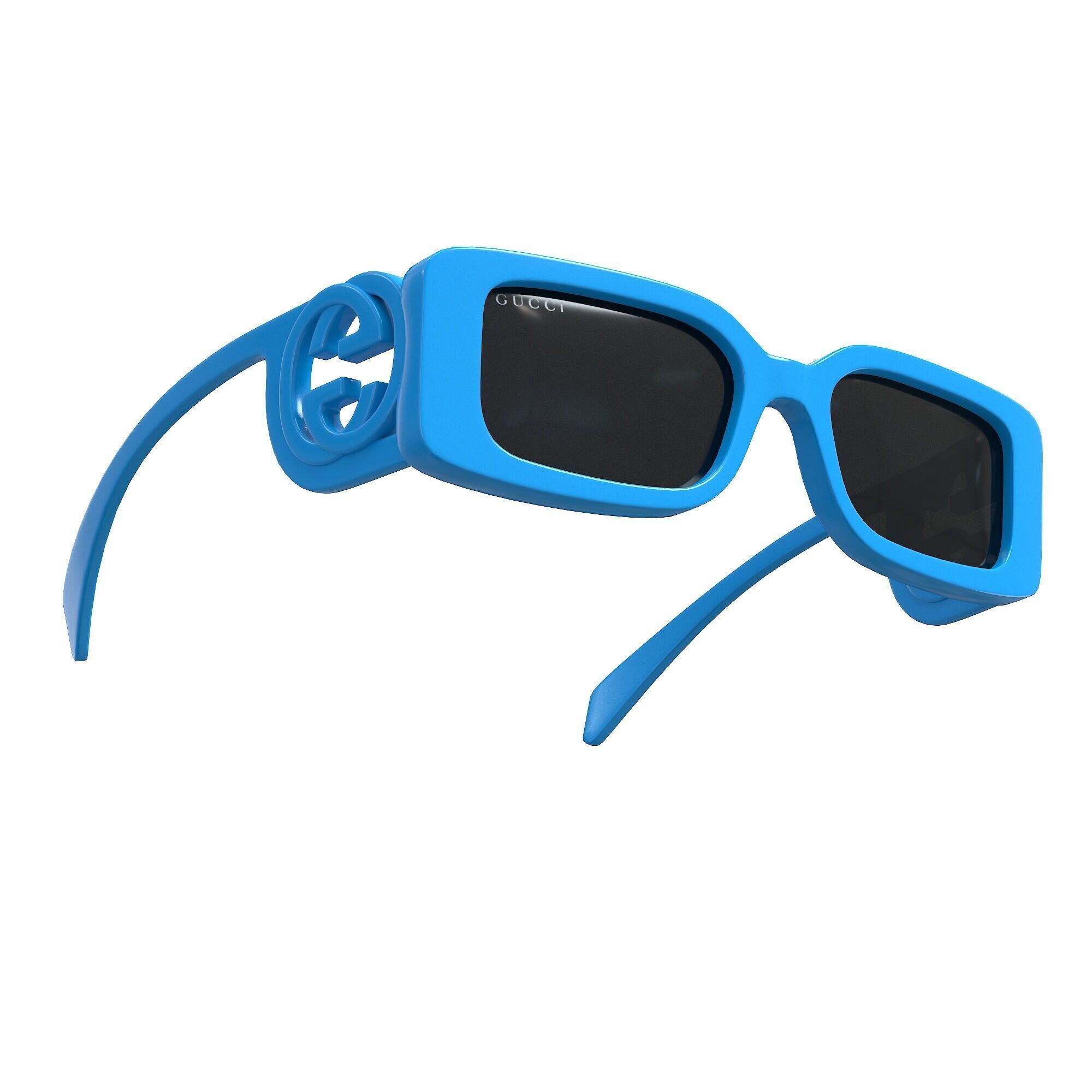 Gucci Chaise Longue Sunglasses Low-poly 3D model_6