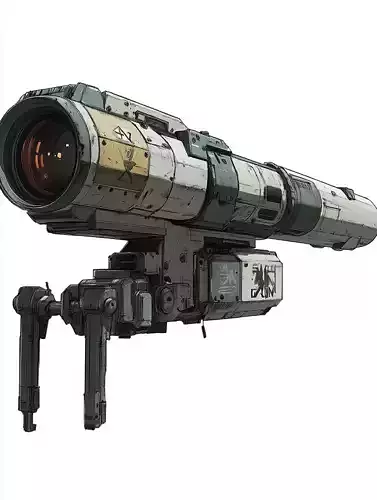 Vehicle-Mounted Military Scope - 3D Model for Games