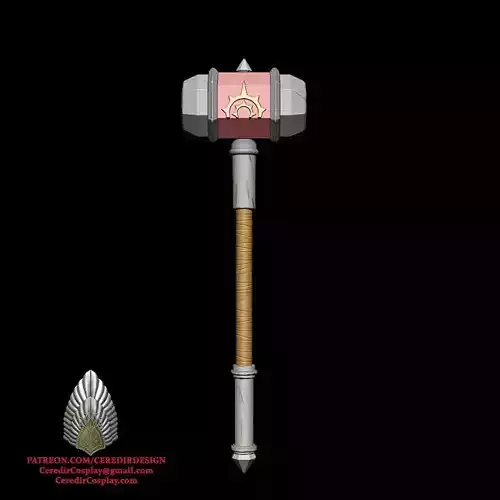 Helm Hammerhand Hammer lord of the rings 3D DIGITAL DOWNLOAD