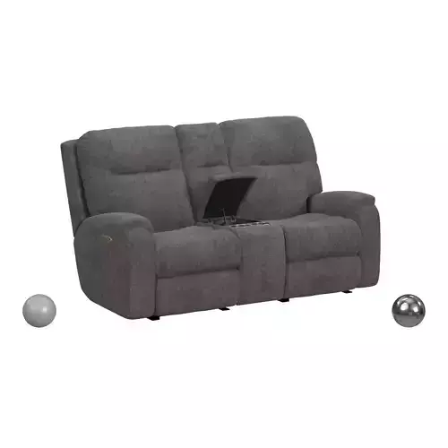 Flexsteel Penn Power Reclining Loveseat with Console