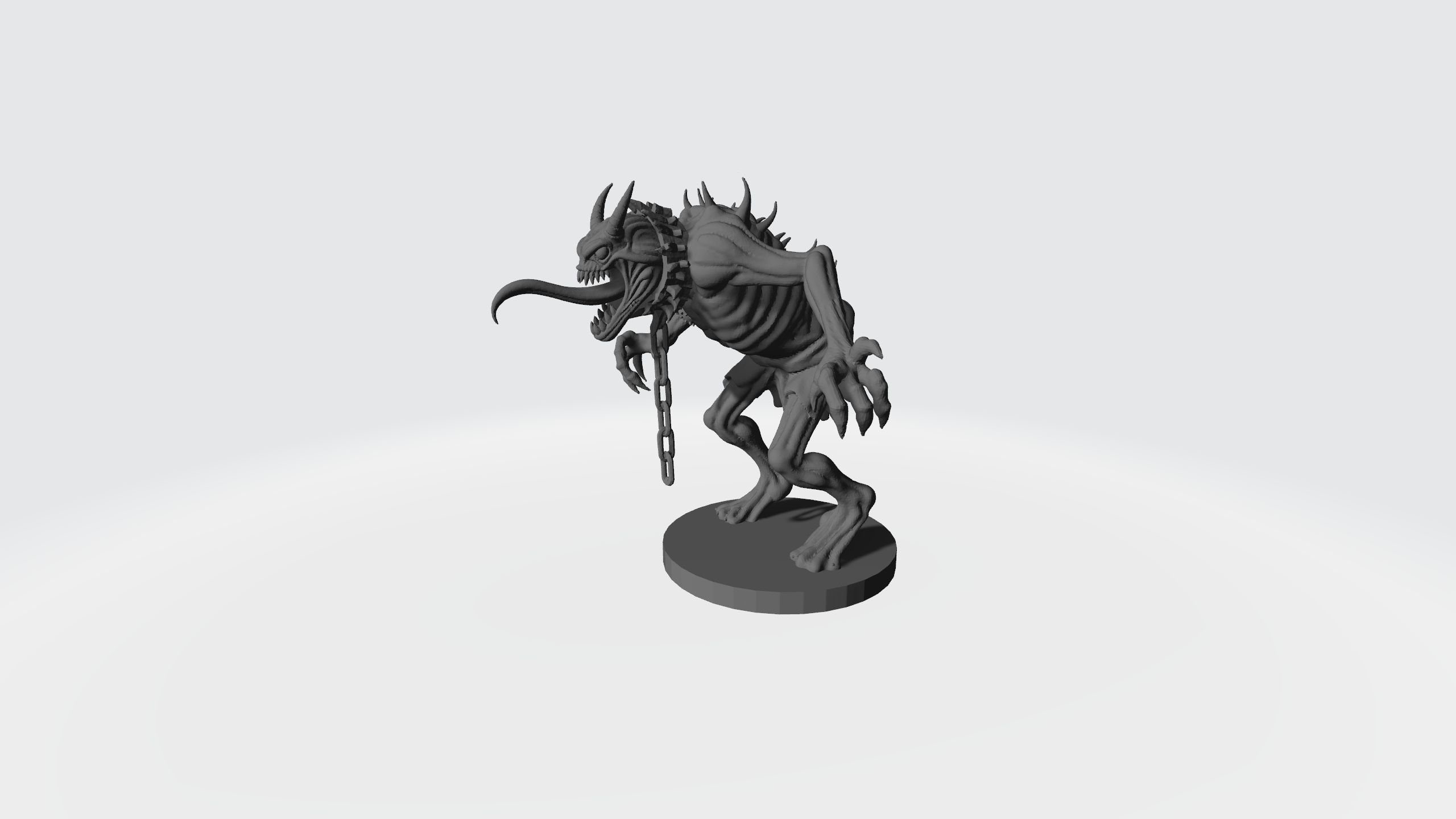 60mm Demon - Dreadspawn 3D print model_2