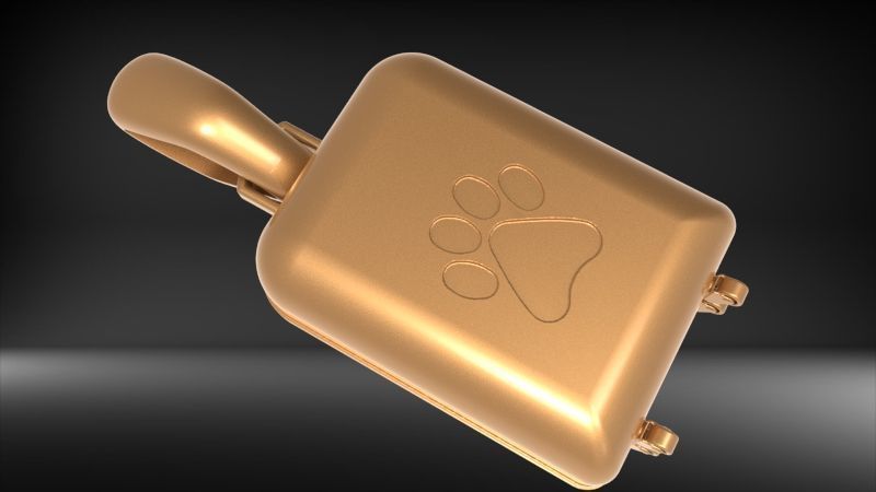 Dog Paw Suitcase luggage Pendant 3D print model_24