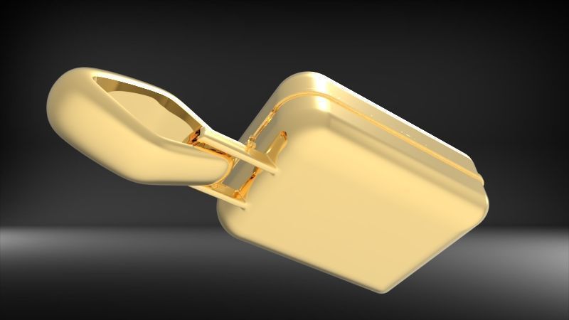 Dog Paw Suitcase luggage Pendant 3D print model_17