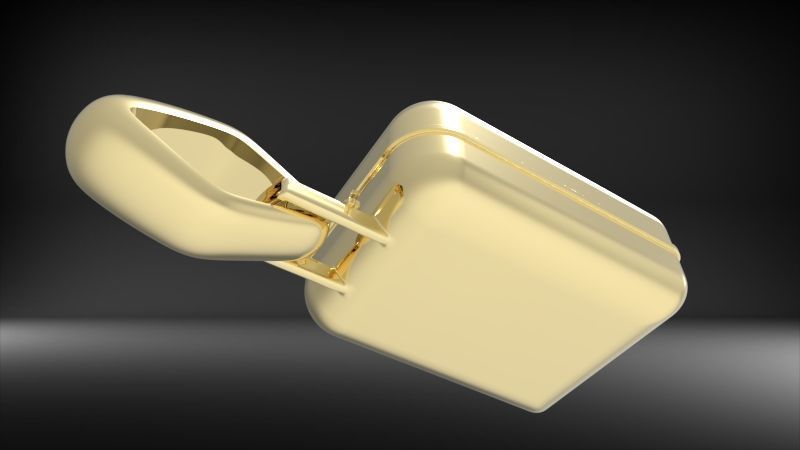 Dog Paw Suitcase luggage Pendant 3D print model_8