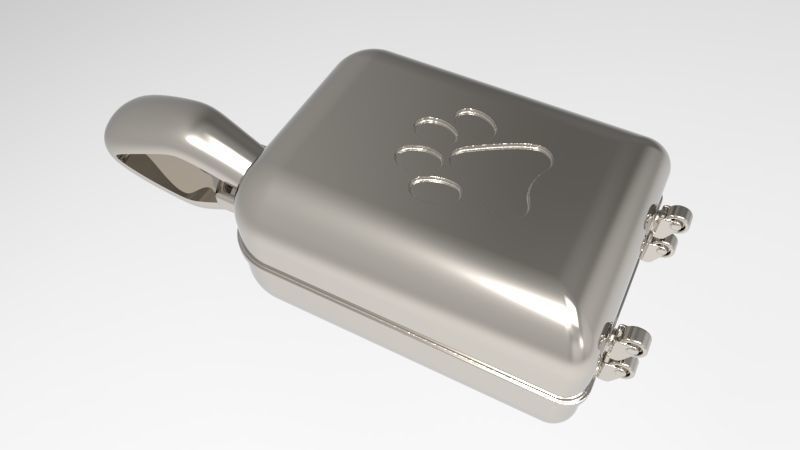 Dog Paw Suitcase luggage Pendant 3D print model_26