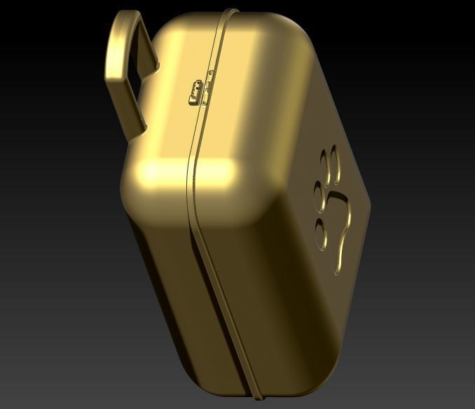 Dog Paw Suitcase luggage Pendant 3D print model_1