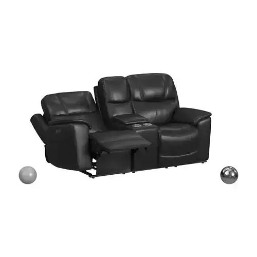 Crew Loveseat With Console  Reclined