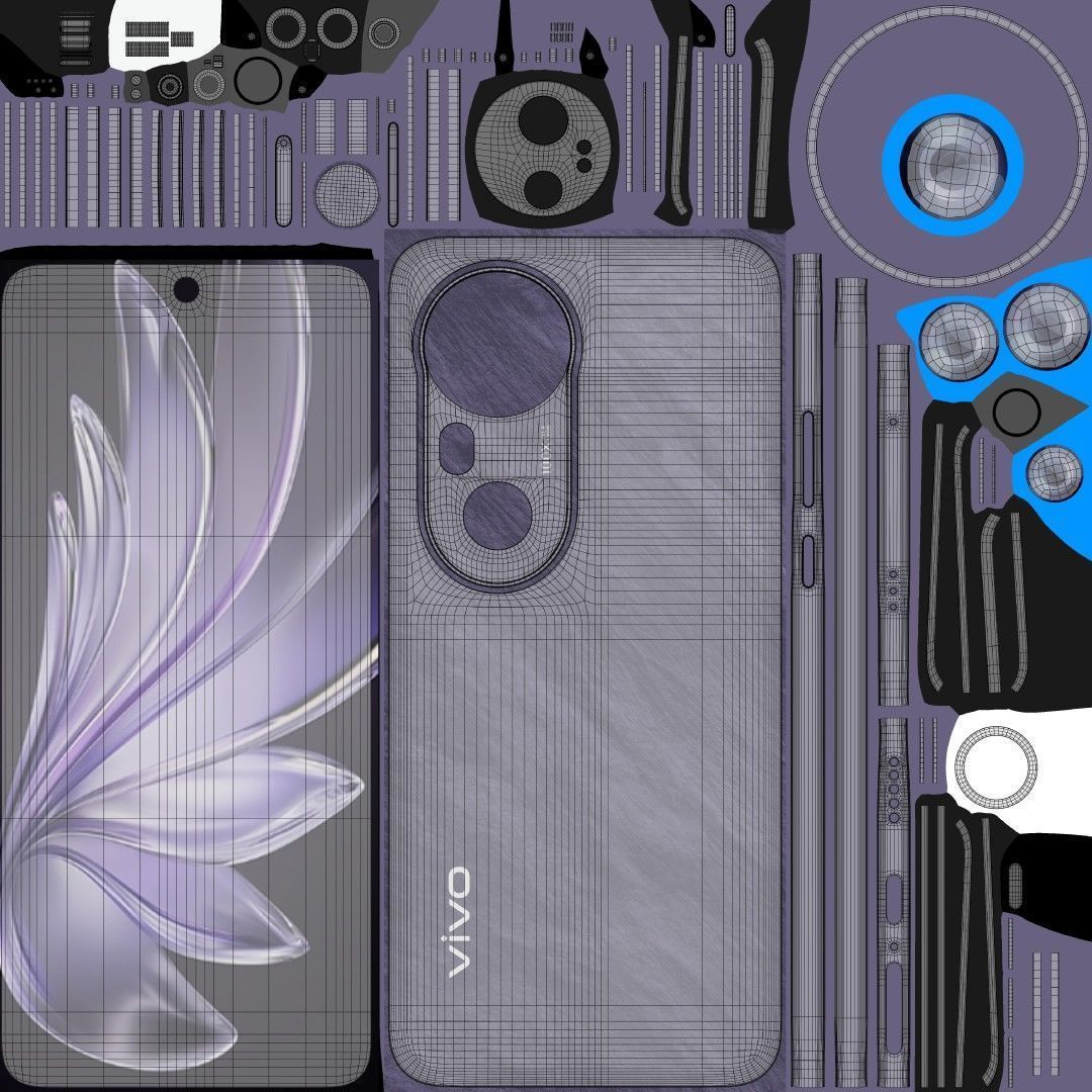 Vivo S20 Pro 3D model_12