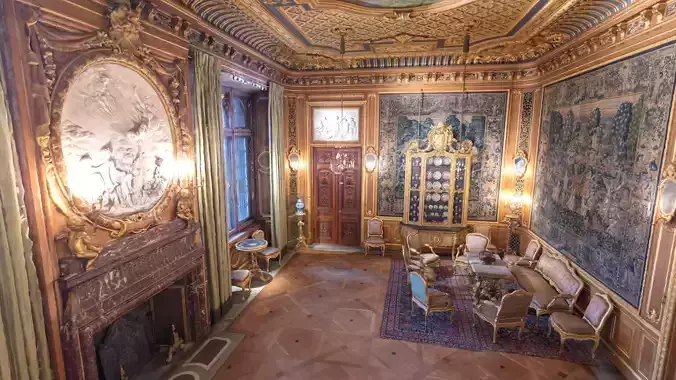 the great drawing room Low-poly 3D model