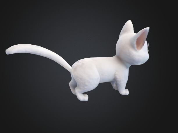 Cute Cat figure 3D print model_2
