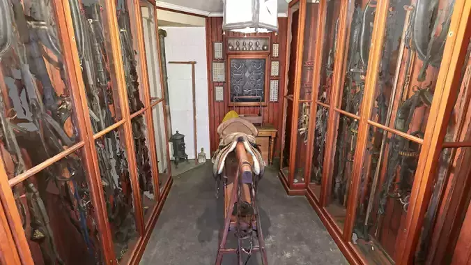 the tack room Low-poly 3D model