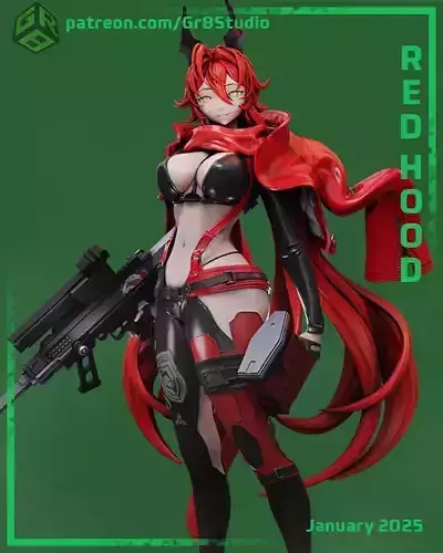Red Hood - Nikke- Goddess of Victory  3D print model