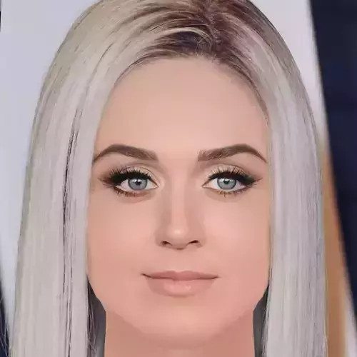 Katy Perry Head - No Hair - Low poly head for game