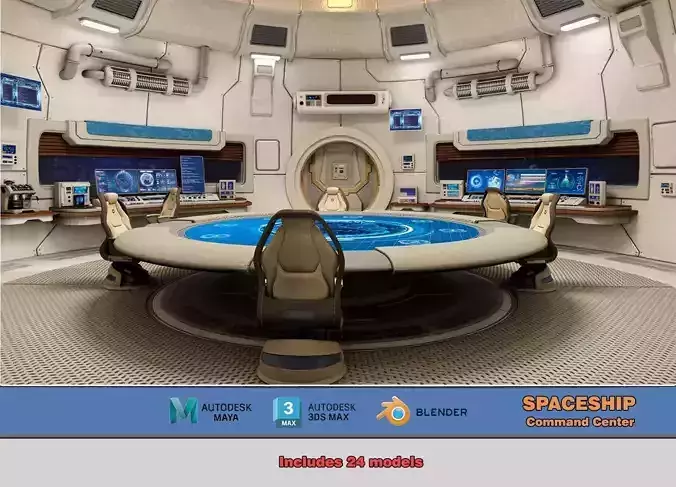 Spaceship Command Center 