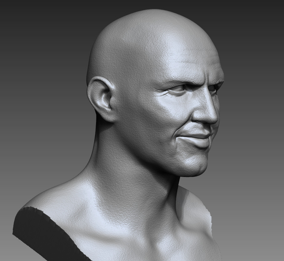 MUMMY Imhotep bust 3D print model_5
