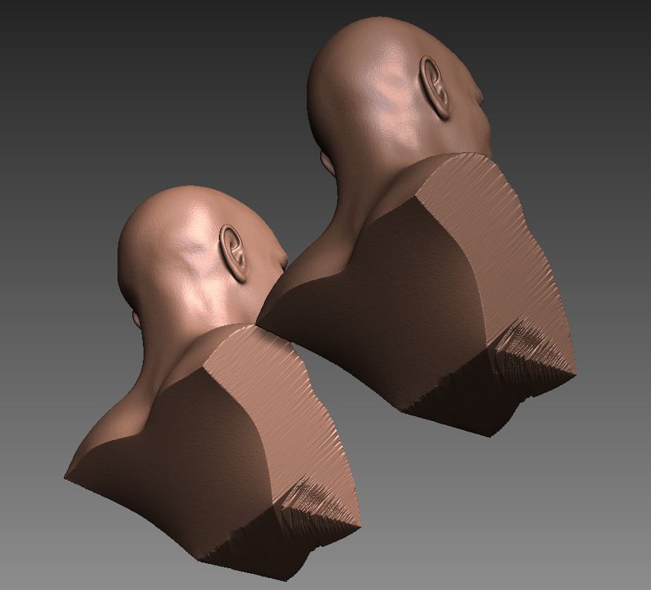 MUMMY Imhotep bust 3D print model_14