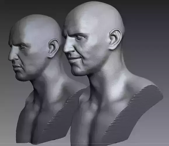 MUMMY Imhotep bust 3D print model