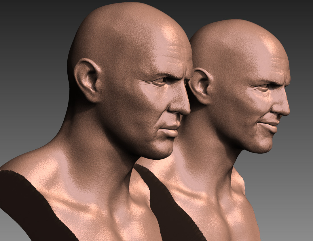 MUMMY Imhotep bust 3D print model_16