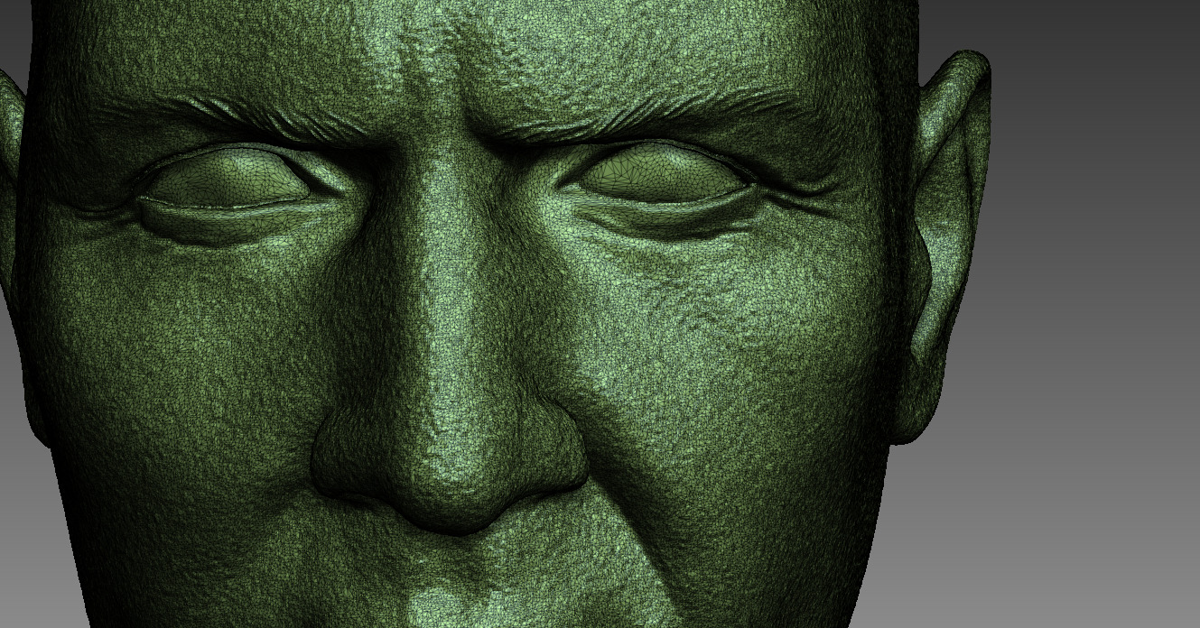 MUMMY Imhotep bust 3D print model_12