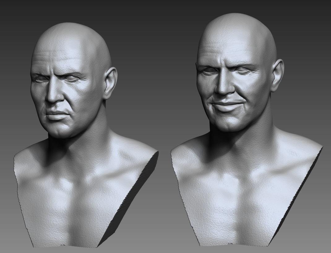 MUMMY Imhotep bust 3D print model_2