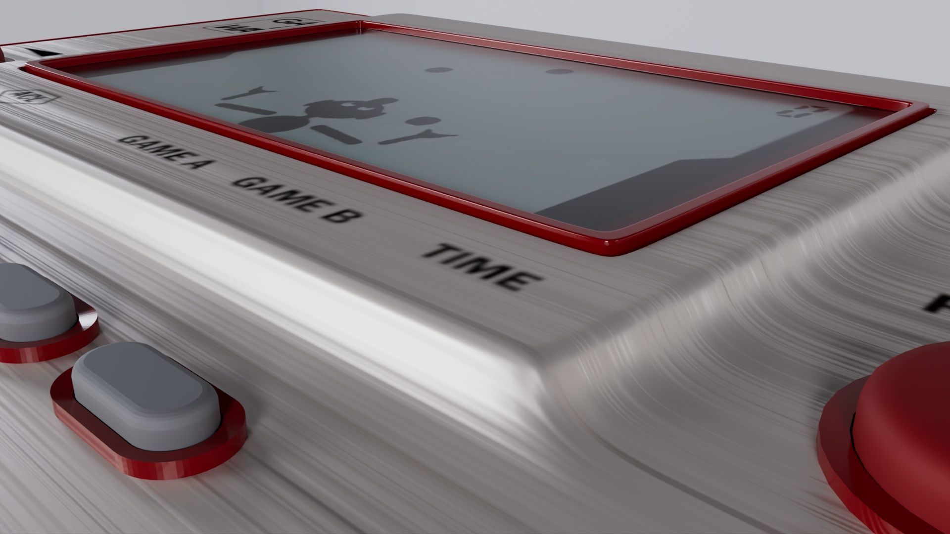 Nintendo Game and Watch first model Ball 3D model_5