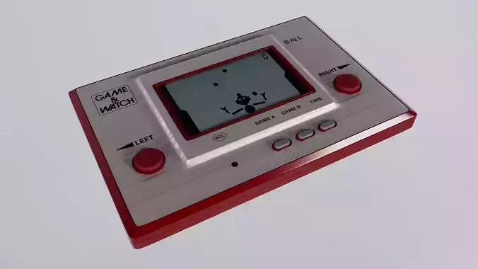 Nintendo Game and Watch first model Ball 3D model