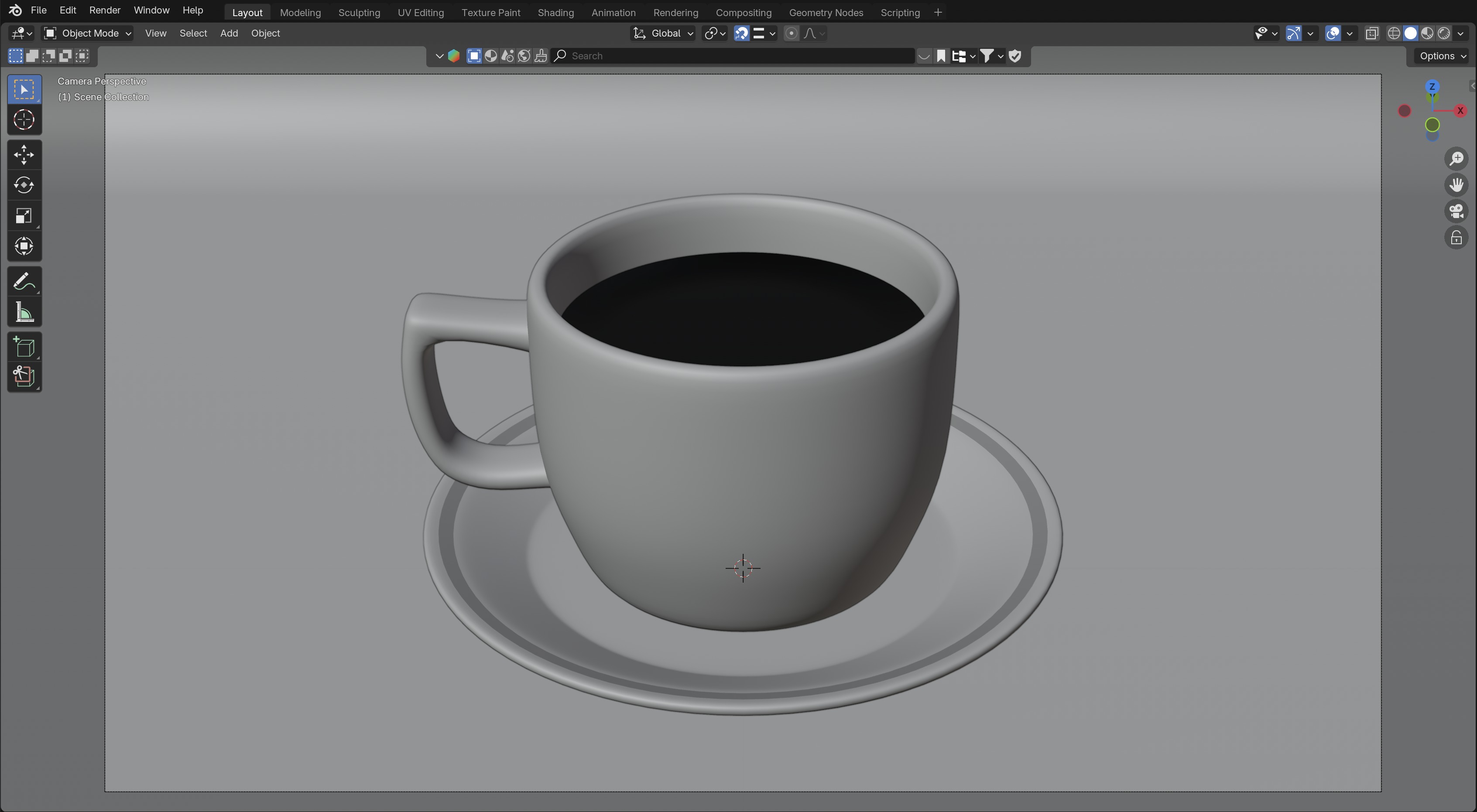 Cup Of Coffee 3D model_2