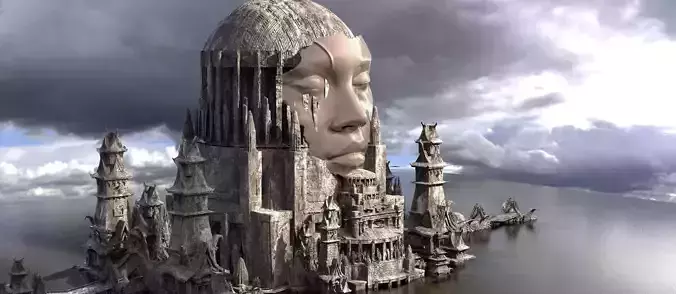 Olmec Ancient City tower 6