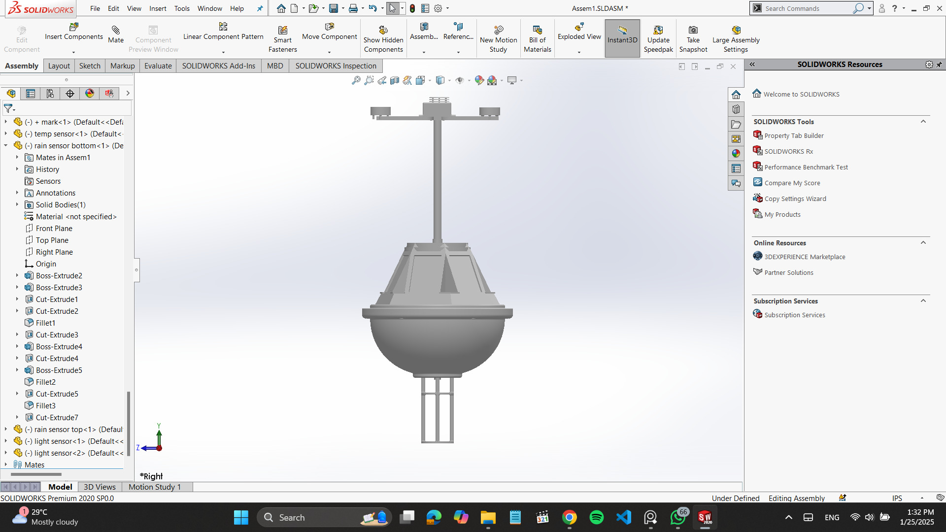 Spotter Buoy - Open Ocean Monitoring Buoy 3D model  3D print model_5
