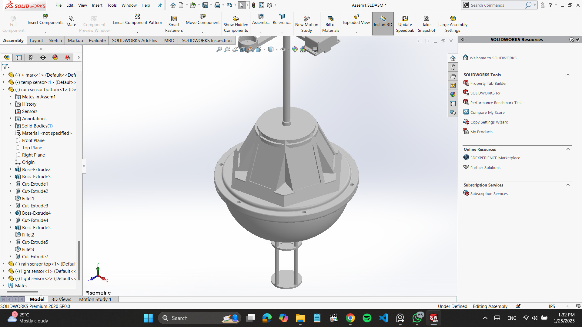 Spotter Buoy - Open Ocean Monitoring Buoy 3D model  3D print model_3