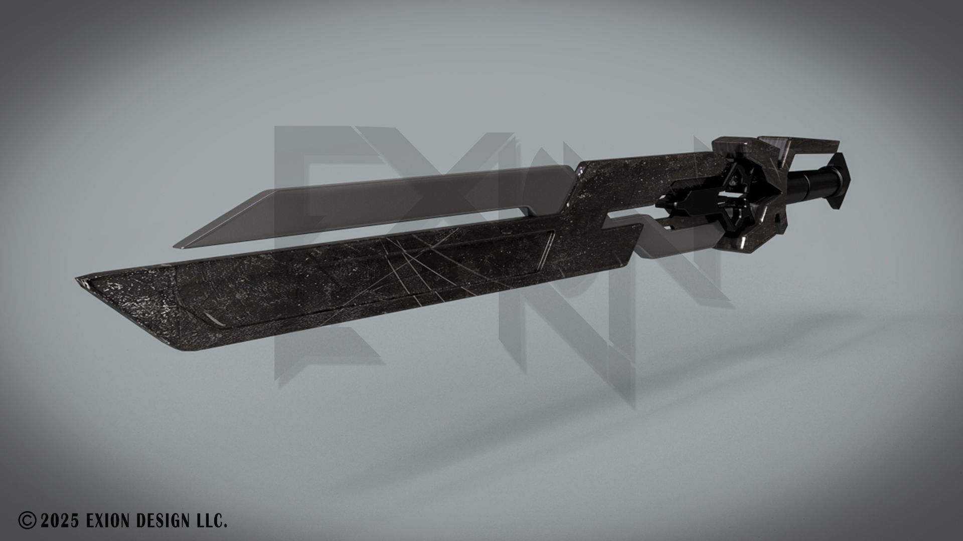 Transformers Prime Star Saber - Game-Ready - 3D-Printable Low-poly 3D model_4