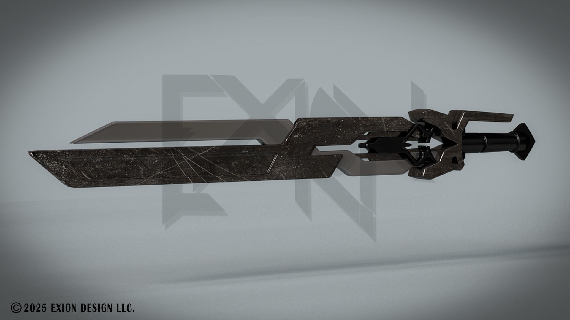 Transformers Prime Star Saber - Game-Ready - 3D-Printable Low-poly 3D model_1