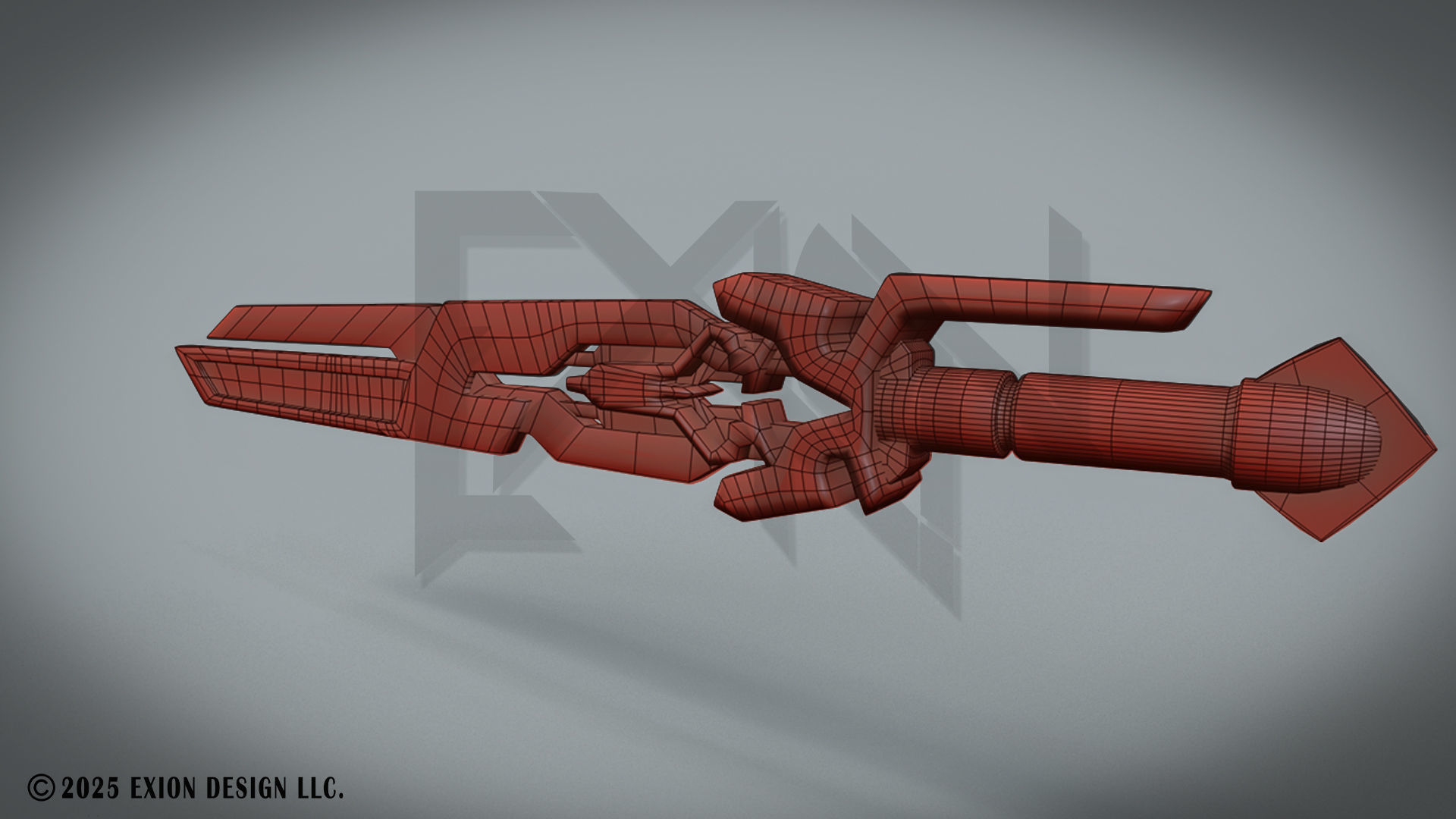 Transformers Prime Star Saber - Game-Ready - 3D-Printable Low-poly 3D model_12