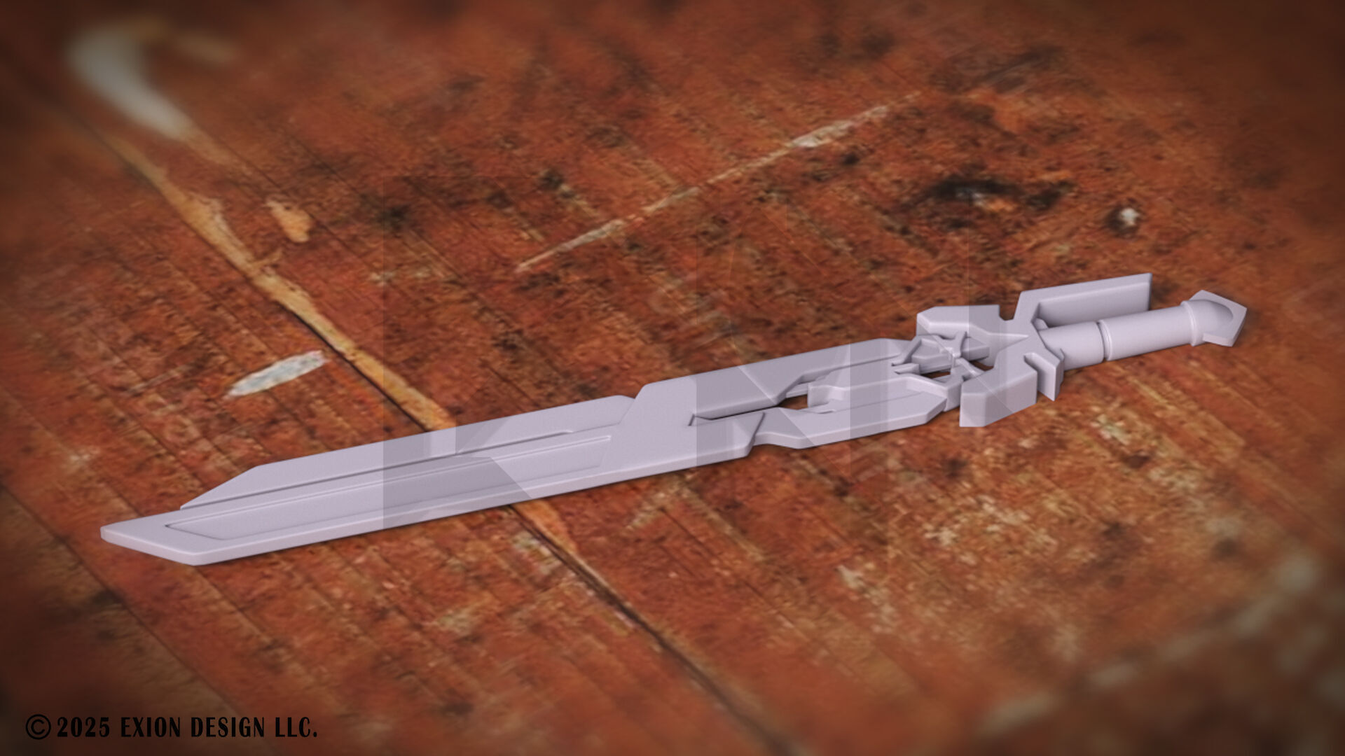 Transformers Prime Star Saber - Game-Ready - 3D-Printable Low-poly 3D model_13